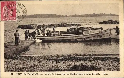 Ak Paimpol Côtes d’Armor, Pointe de l'Arcouest, Embarcadière pour Bréhat
