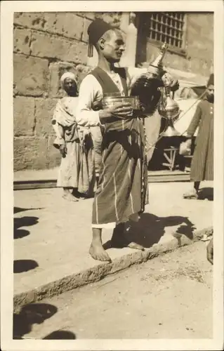 Foto Ak Ägypten, Ägypter in Volkstracht