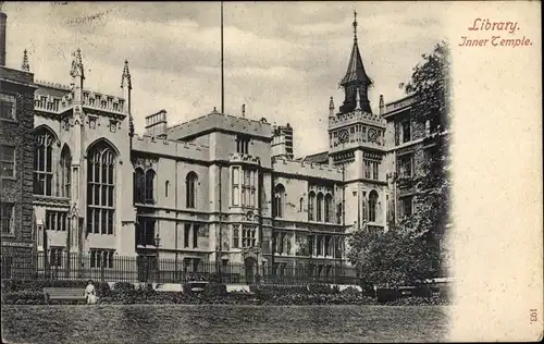 Ak London England, Library, Inner Temple