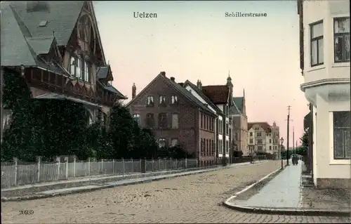 Ak Uelzen in Niedersachsen, Schillerstraße