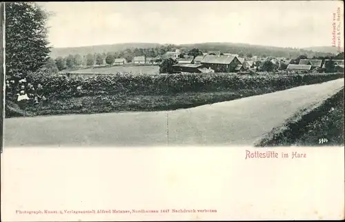 Ak Rothesütte Ellrich Harz Thüringen, Panorama