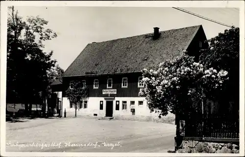 Ak Hermsdorf im Osterzgebirge, Erbgerichtsgasthof