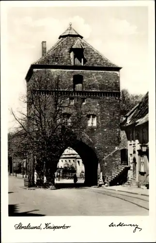 Ak Stralsund in Vorpommern, Knieper Tor