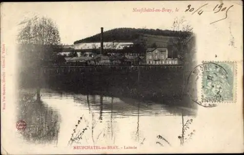 Ak Neufchatel en Bray Seine Maritime, Laiterie