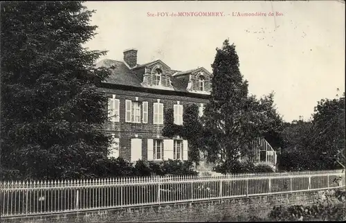 Ak Sainte Foy de Montgommery Calvados, L'Aumondiere de Bas