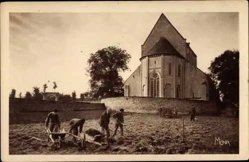 Ak Saint Gabriel Brecy Calvados, Prieure Saint Gabriel, Ecole d'Horticulture