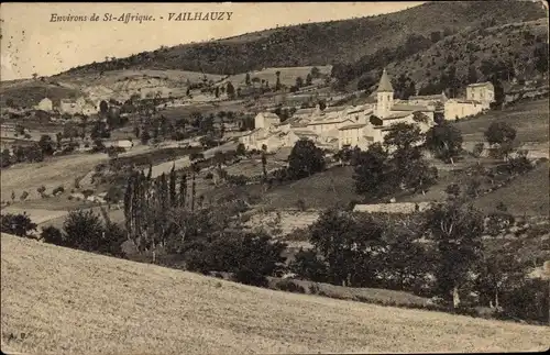 Ak Vailhauzy Saint Affrique Aveyron, Vue générale