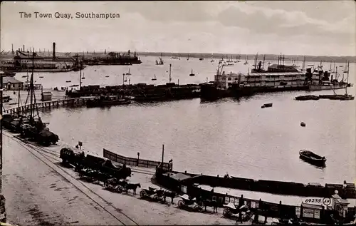 Ak Southampton Hampshire England, The Town Quay