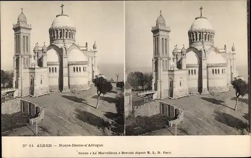 Stereo Ak Algier Alger Algerien, Notre Dame d'Afrique