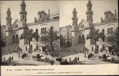 Stereo Ak Algier Alger Algerien, Palais d'Hiver du Gouverneur