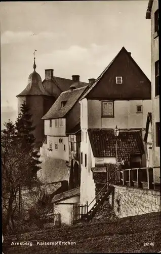 Ak Arnsberg im Sauerland, Kaiserpförtchen