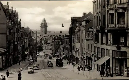 Ak Plauen im Vogtland, Bahnhofstraße