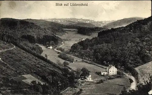 Ak Lüdenscheid im Märkischen Kreis, Blick auf den Ort mit Umgebung