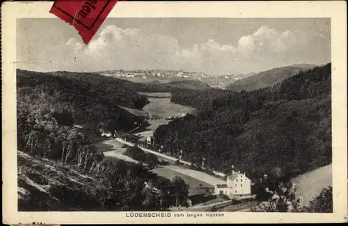 Ak Lüdenscheid im Märkischen Kreis, Blick zum Ort vom langen Nacken