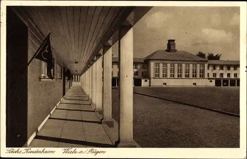 Ak Wiek auf Rügen, Sächs Kinderheim, Wirtschaftsgebäude