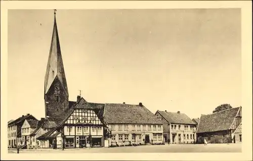 Ak Eutin in Ostholstein, Markt, Kirche, Serie XVI.
