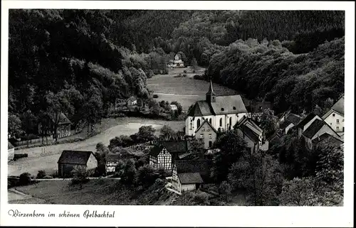 Ak Wirzenborn Montabaur Rheinland Pfalz, Teilansicht vom Ort im Gelbachtal