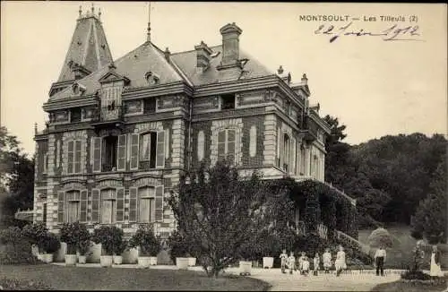 Ak Montsoult Val-d’Oise, Les Tilleuls