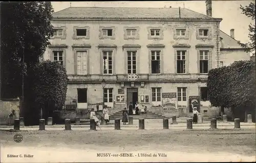 Ak Mussy sur Seine Aube, L'Hotel de Ville