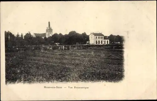 Ak Mussy sur Seine Aube, Vue panoramique