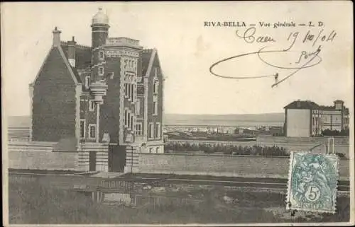 Ak Ouistreham Riva Bella Calvados, Vue générale