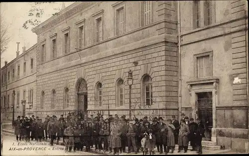 Ak Aix en Provence Bouches du Rhône, Ecole Nationale