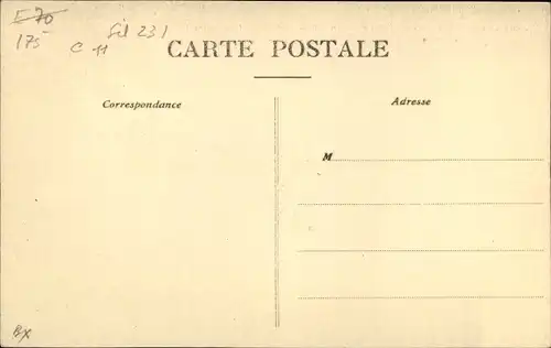 Ak Grande Semaine d'Aviation de Champagne 1910, Thomas passe devant les chronometreurs