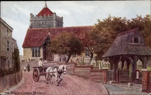 Künstler Ak Quinton, A. R., Bexhill East Sussex, The Parish Church