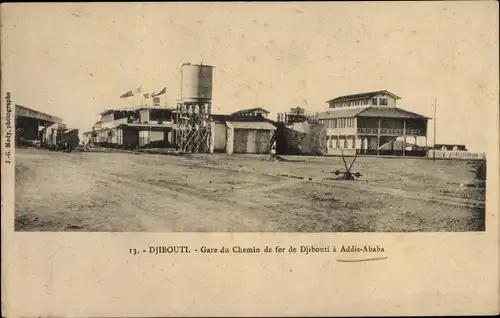 Ak Djibouti Dschibuti, Gare du Chemin de fer de Djibouti a Addis Ababa