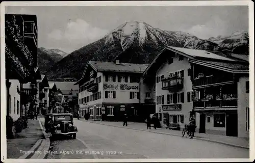 Ak Tegernsee in Oberbayern, Gasthof, Dampfmaschanstalt, Wallberg