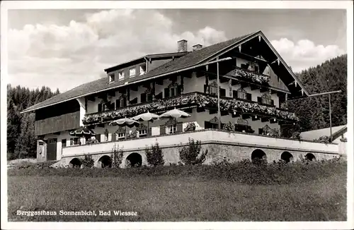 Ak Bad Wiessee in Oberbayern, Berggasthaus Sonnenbichl