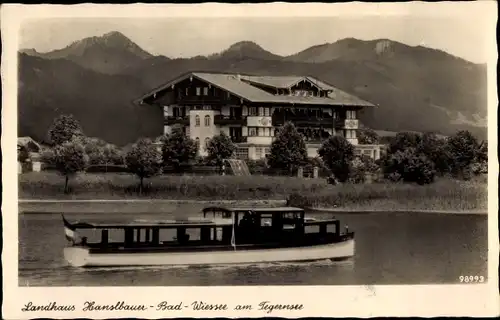 Ak Bad Wiessee in Oberbayern, Landhaus Hanslbauer, Schiff