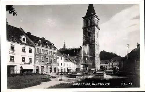 Ak Judenburg Steiermark, Hauptplatz