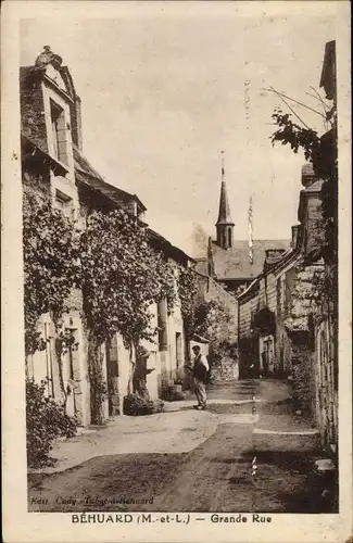 Ak Béhuard Maine-et-Loire, Grande Rue