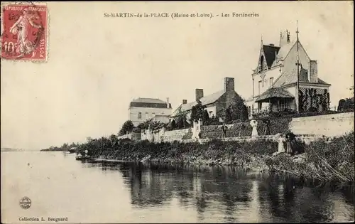 Ak Saint Martin de la Place Maine et Loire, Les Fortineries