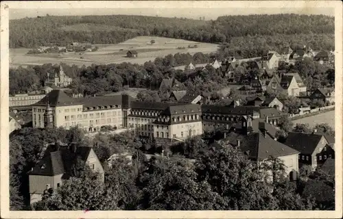 Ak Oberschlema Bad Schlema in Sachsen, Panorama vom Ort