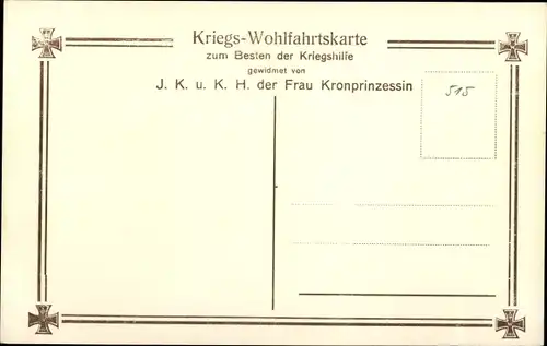 Ak Die Söhne unseres Kronprinzenpaares in Feldgrau, Gustav Liersch 7166