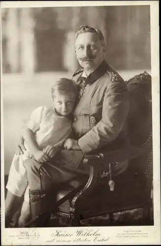 Ak Kaiser Wilhelm II., Erbprinz Wilhelm, Liersch 3619