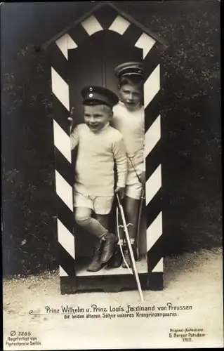 Ak Prinz Wilhelm und Prinz Louis Ferdinand von Preußen, PH 2265