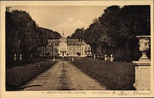 Ak Allouville Bellefosse Seine-Maritime, Le Chateau