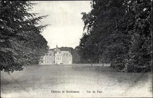 Ak Bois Himont Seine Maritime, Le Chateau, Vue du Parc