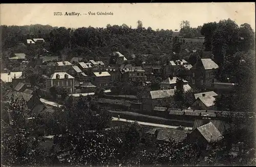 Ak Auffay Seine Maritime, Vue Generale