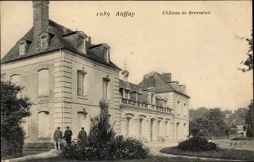 Ak Auffay Seine Maritime, Chateau de Brennetuit