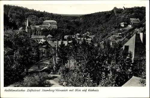 Ak Stromberg im Hunsrück, Blick auf den Ort mit Kurhaus