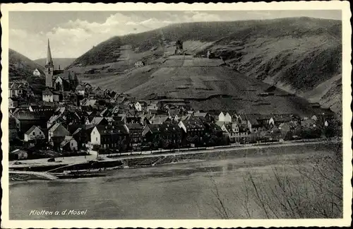 Ak Klotten an der Mosel, Totalansicht der Ortschaft