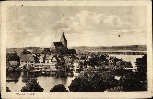 Ak Mölln im Herzogtum Lauenburg, Blick auf den Ort