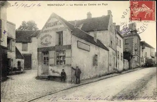 Ak Montsoult Val-d’Oise, La Montee au Centre du Pays