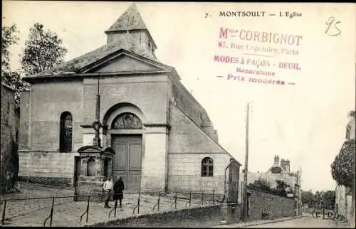 Ak Montsoult Val-d’Oise, L'Eglise