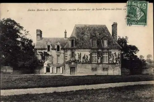 Ak Saint Pierre sur Dives Calvados, Ancien Manoir de Thomas Dunot