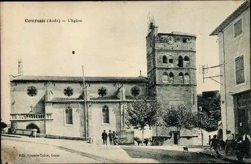 Ak Coursan Aude, L'Eglise